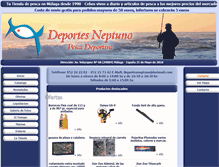 Tablet Screenshot of deportesneptuno.com